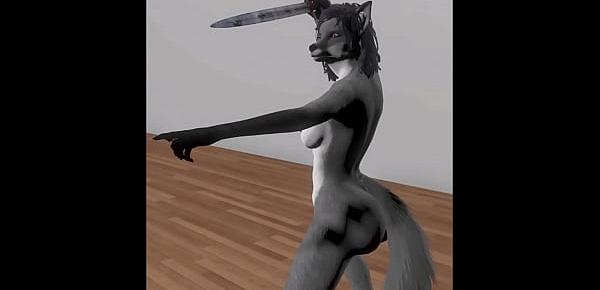  Kyla Gray - Sword Model Poses